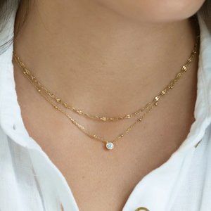 Gold Vermeil Mika Bead Layered Choker (NWT)